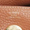 Hermès  Lindy handbag  in gold togo leather - Detail D3 thumbnail