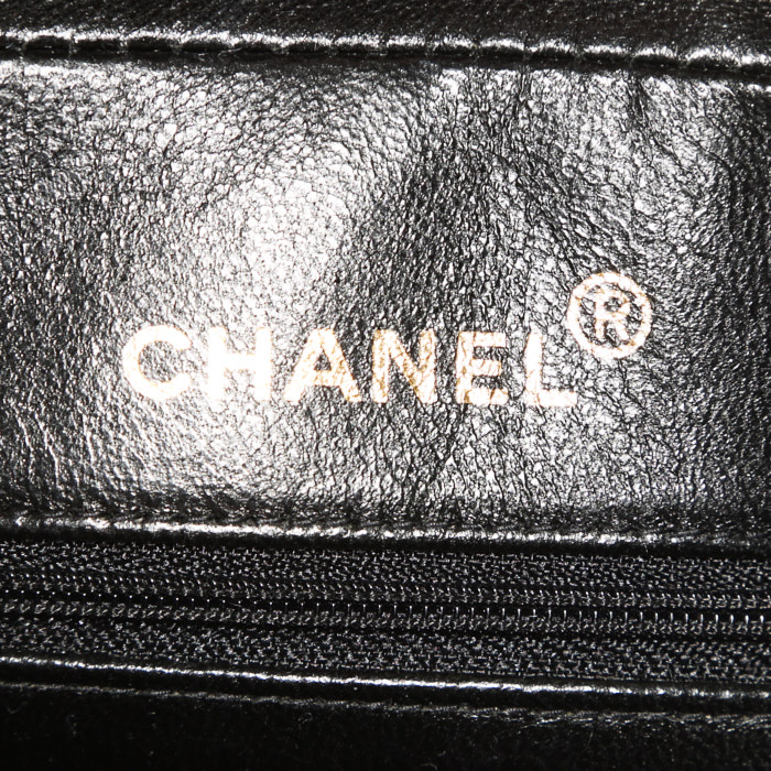Borsa a tracolla Chanel  Diana in pelle trapuntata nera - Detail D3