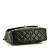 Chanel  Diana shoulder bag  in black quilted leather - Detail D4 thumbnail