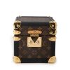 Louis Vuitton, "Vivienne" music box, in brown monogram canvas and black leather, finishes in brass, inside in microfiber, signed, of 2018 - Detail D3 thumbnail