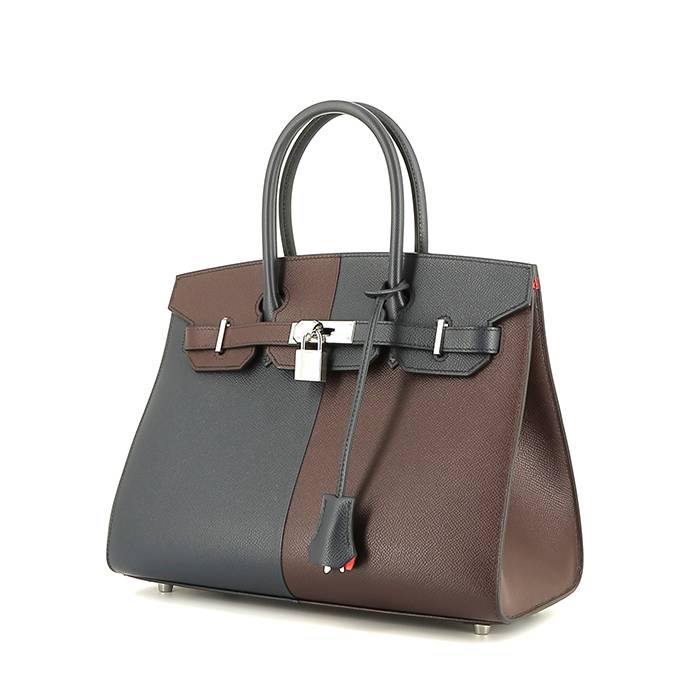 no brand, Bags, Italian Leather Birkin Style Robins Egg Blue Hand  Shoulder Bag Suede Interior