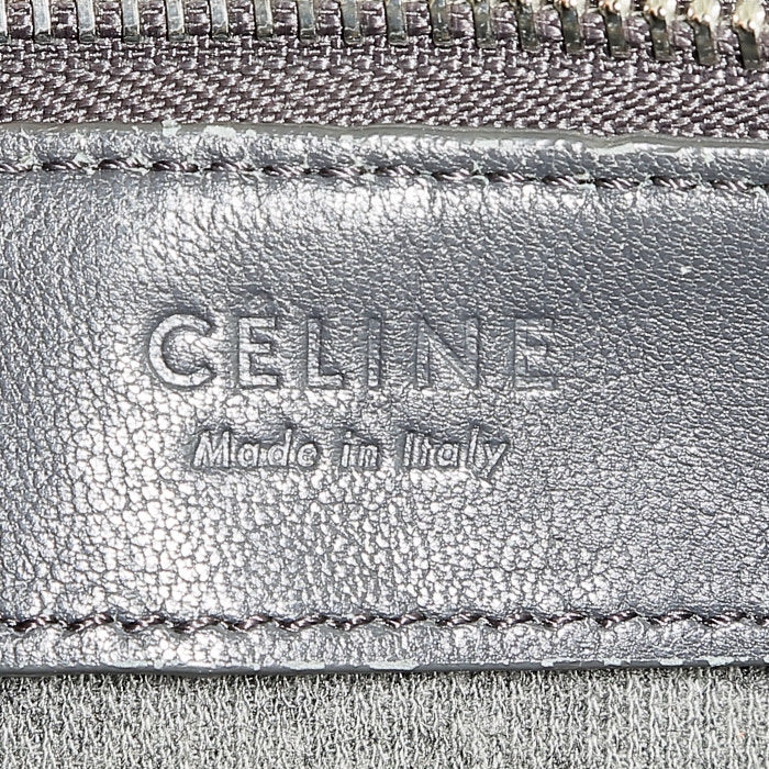 Bolso bandolera Celine  Trio en cuero gris - Detail D3