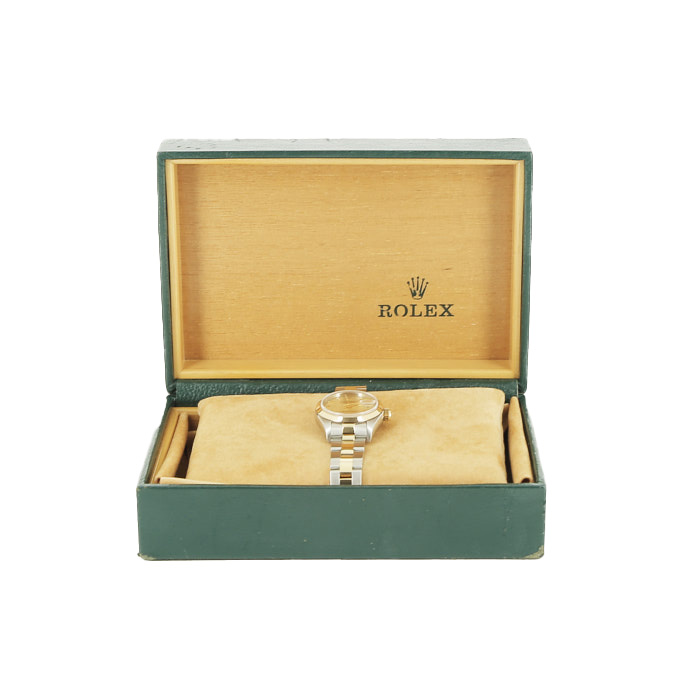 Reloj Rolex Datejust Lady de oro y acero Ref :  69163 Circa  1995 - Detail D2