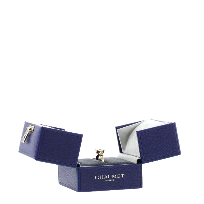 Chaumet  ring in yellow gold and diamonds - Detail D2