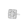 Vintage ring in platinium,  white gold and diamonds - 00pp thumbnail