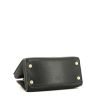 Louis Vuitton City Steamer small model handbag in black grained leather - Detail D5 thumbnail