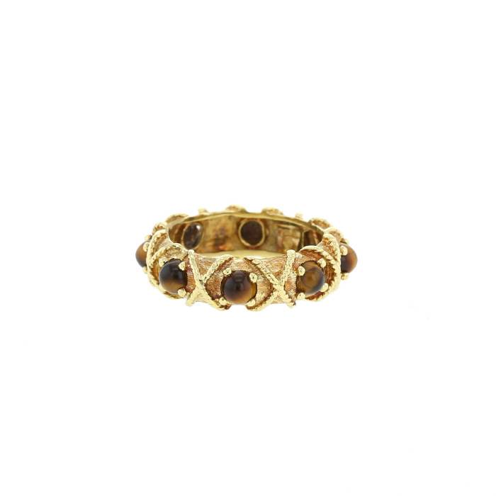 Bague 'Tigre' En Or Jaune 18 Carats Taille 55 - Bijou Occasion, Référence MP2504, Métal Précieux
