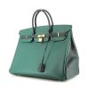 Bolso de mano Hermès  Birkin 40 cm en cuero epsom bicolor verde y verde oscuro - 00pp thumbnail