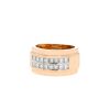 Vintage sleeve ring in pink gold and diamonds - 00pp thumbnail