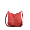 Hermes Evelyne shoulder bag in red togo leather - 00pp thumbnail