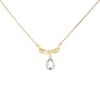 Tasaki  necklace in yellow gold and aquamarine - 00pp thumbnail