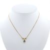Tasaki  necklace in yellow gold and aquamarine - 360 thumbnail