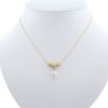 Mikimoto  necklace in yellow gold, cultured pearl and diamond - 360 thumbnail