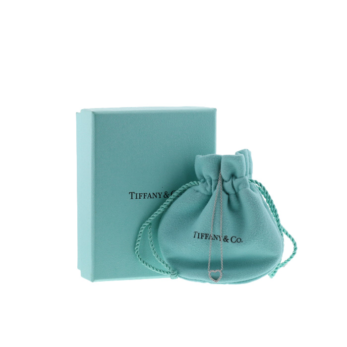 Collier Tiffany 
Co Metro en or blanc et diamants - Detail D2