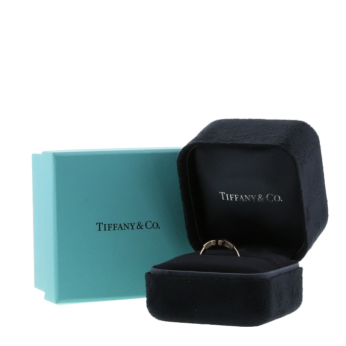 Tiffany & Co Wire small model ring in pink gold - Detail D2