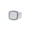 Fred Pain de Sucre medium model ring in white gold, agate and diamonds - 00pp thumbnail