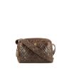 Bolso bandolera Chanel Camera en cuero acolchado marrón - 360 thumbnail