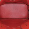 Hermes Birkin 35 cm handbag in red togo leather - Detail D2 thumbnail