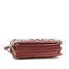 Miu Miu pouch in burgundy quilted leather and strass - Detail D4 thumbnail