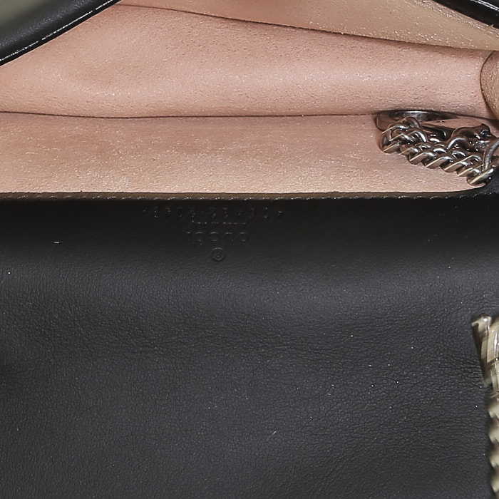 Gucci Dionysus mini shoulder bag in black leather - Detail D2