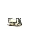 Chanel Timeless Sand By The Sea in transparent vinyl and black leather handbag - 00pp thumbnail