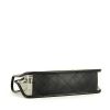 Chanel Timeless handbag in transparent vinyl and black leather - Detail D5 thumbnail
