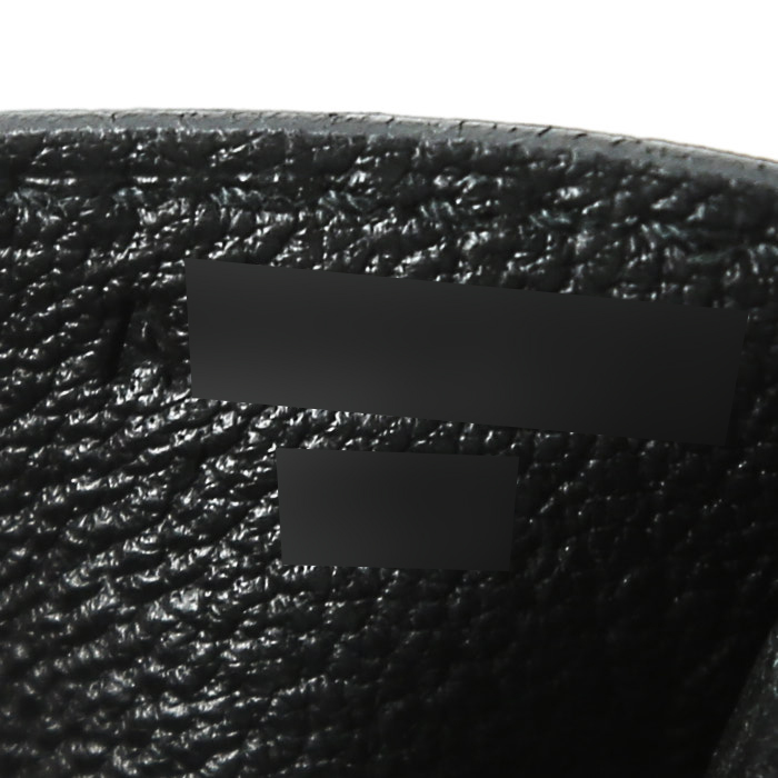 Borsa Hermès Birkin 35 cm in pelle togo nera - Detail D5