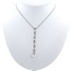 Bulgari Lucéa necklace in white gold, diamonds and pearl - 360 thumbnail