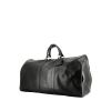 Sac de voyage Louis Vuitton Keepall 55 cm en cuir épi noir - 00pp thumbnail