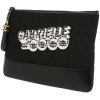 Bolsito de mano Chanel  Editions Limitées en lona acolchada negra y cuero liso negro - 00pp thumbnail