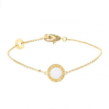 Bracelet Bulgari Bulgari en or jaune et nacre Bracelet Bulgari Bulgari en or jaune et nacre