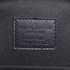 Bolso caja Louis Vuitton Edition Limitée  Wheel Box en lona Monogram marrón y cuero negro - Detail D4 thumbnail