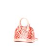 Louis Vuitton Alma mini shoulder bag in pink and red bicolor patent leather - 00pp thumbnail