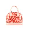 Louis Vuitton Alma mini shoulder bag in pink and red bicolor patent leather - 360 thumbnail