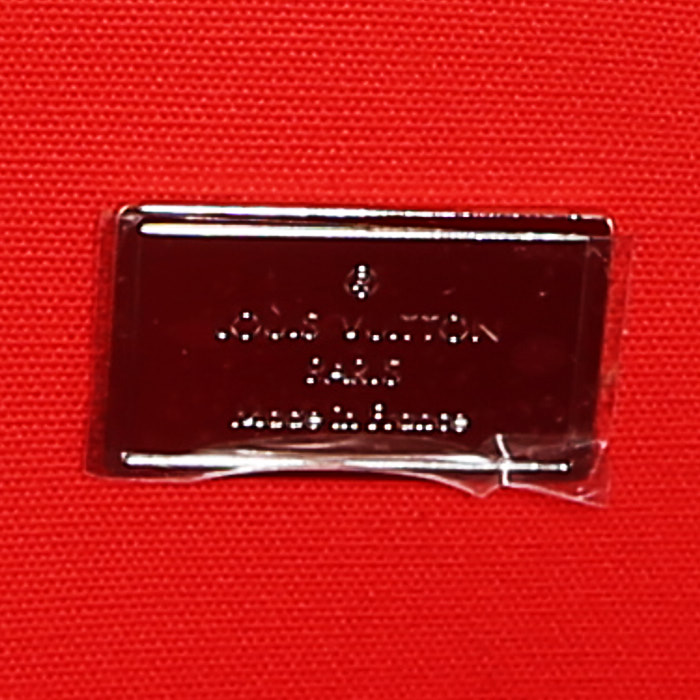 Bolso bandolera Louis Vuitton Alma mini en charol bicolor rosa y rojo - Detail D4