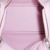 Hermes Lindy mini shoulder bag in pink leather taurillon clémence - Detail D2 thumbnail