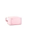 Bolso bandolera Hermes Lindy mini en cuero taurillon clémence rosa - Detail D4 thumbnail
