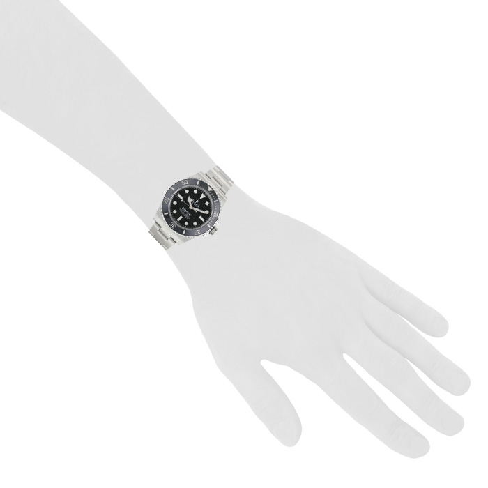 Rolex Submariner watch in stainless steel Ref:  124060 Circa  2021 - Detail D1