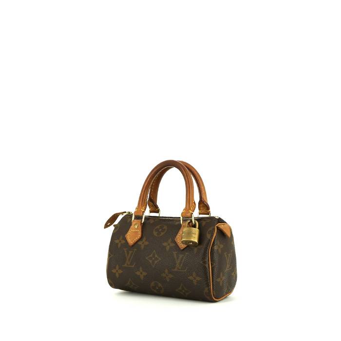 Borsa Louis Vuitton  Speedy BB mini  in tela monogram e pelle naturale