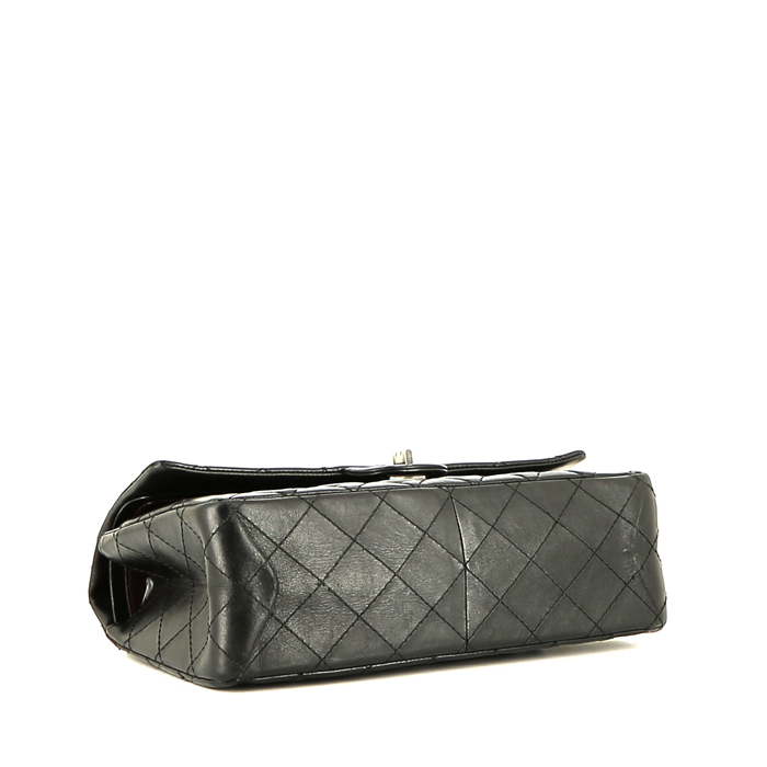 Borsa Chanel  Chanel 2.55 in pelle trapuntata nera - Detail D5