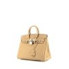 Bolso de mano Hermès Birkin 25 cm en cuero togo beige - 00pp thumbnail