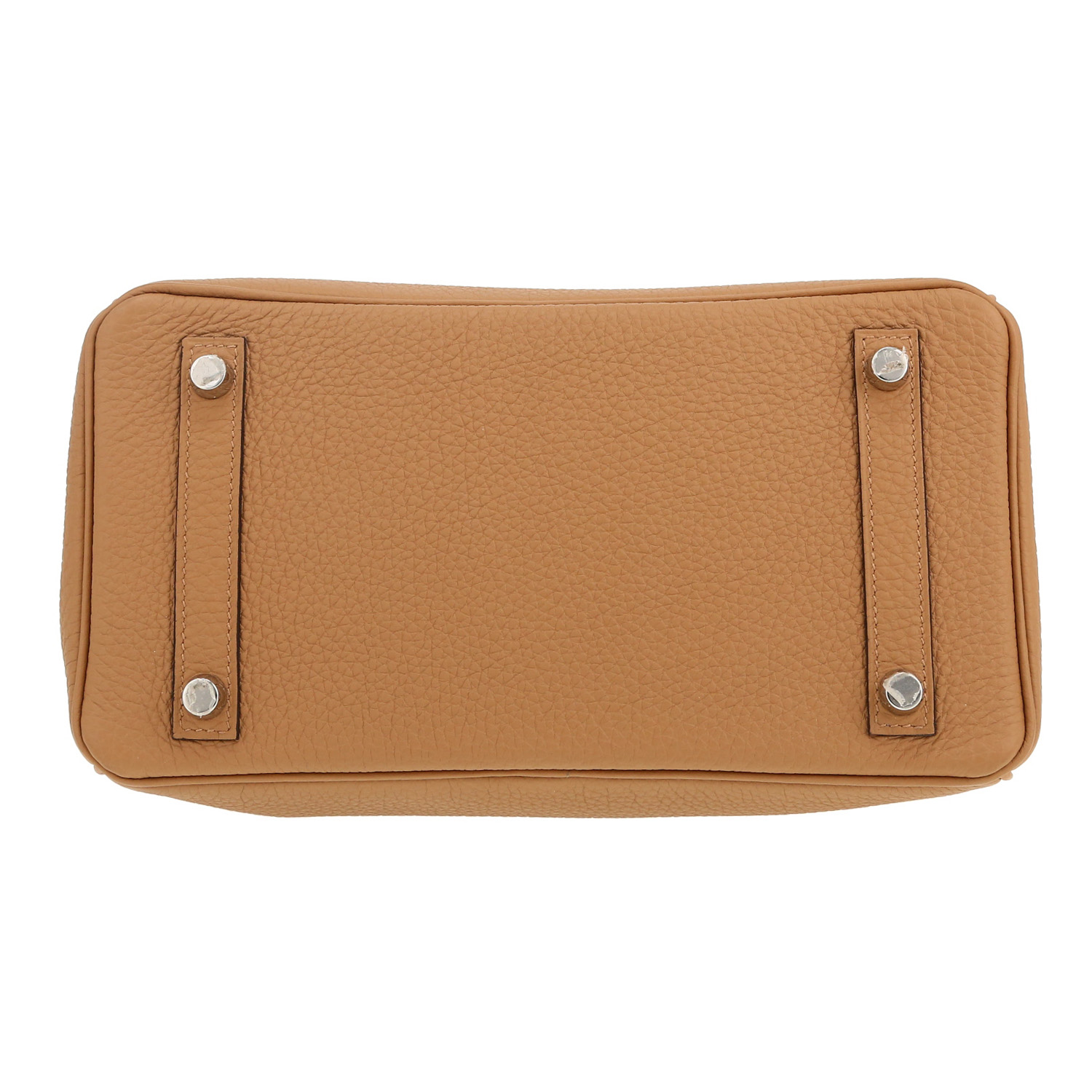 Hermès Birkin 25 cm handbag  in beige togo leather - Detail D1
