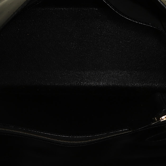 Borsa Hermès Kelly 28 cm in pelle box nera - Detail D3