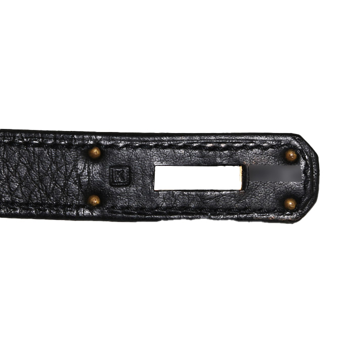 Borsa Hermès  Birkin 35 cm in pelle togo nera - Detail D4