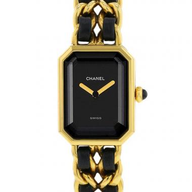 Reloj Chanel Première  talla L de oro chapado Circa  1990