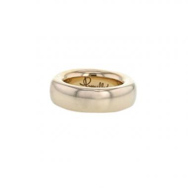 Pomellato Iconica slim model ring in non-rhodium-plated white gold