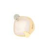 Pomellato Ritratto medium model ring in pink gold,  quartz and diamonds - 00pp thumbnail