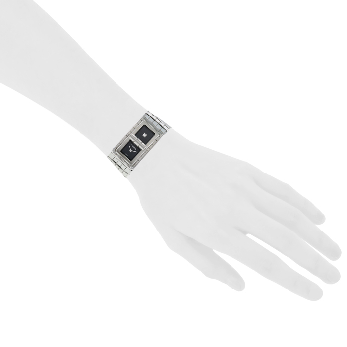 Chanel Code Coco watch in stainless steel Ref: H5144 Circa 2000 - Detail D1