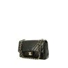 Bolso de mano Chanel  Timeless Classic en cuero acolchado con motivos de espigas negro - 00pp thumbnail
