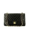Bolso de mano Chanel  Timeless Classic en cuero acolchado con motivos de espigas negro - 360 thumbnail